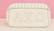 Canvas and Colors Cosmetic Bag- Alpha Chi Omega