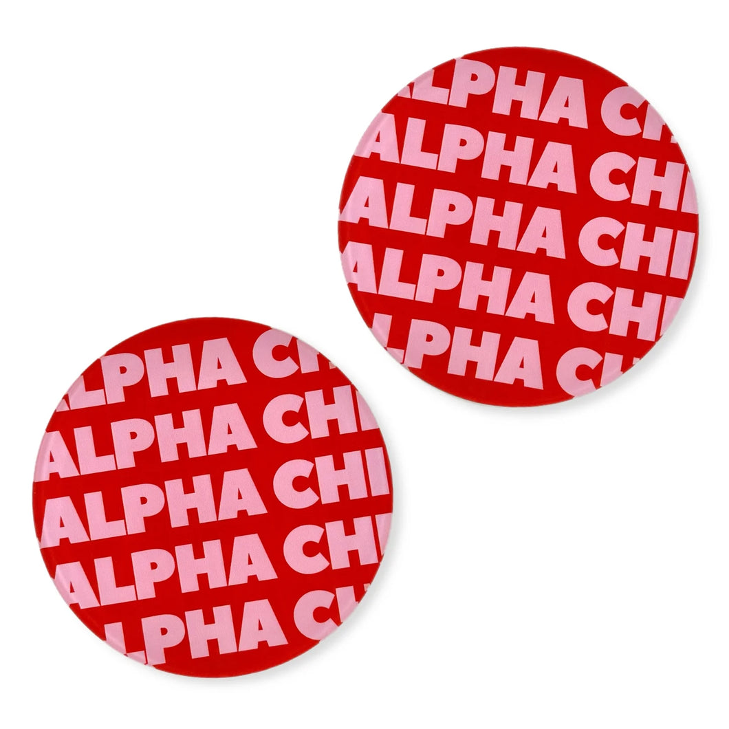 Round Coaster- Alpha Chi Omega