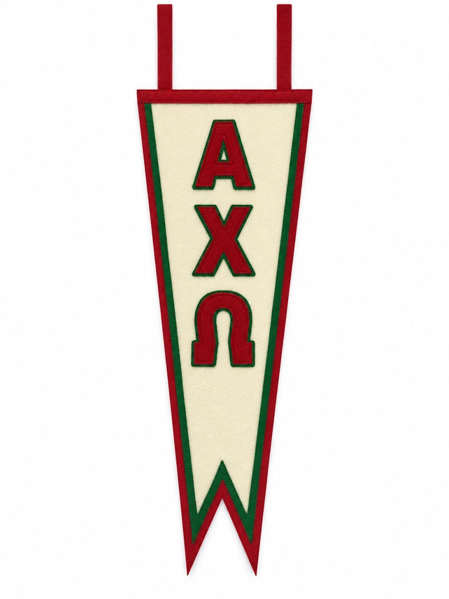 Heritage Pennant Flag- Alpha Chi Omega