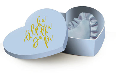 Sorority Badge Pillow and Box - Alpha Delta Pi