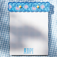Block Print Notepad- Alpha Delta Pi