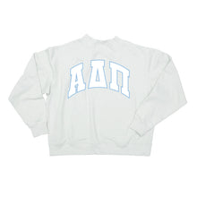 Mock Neck Twill Sweatshirt- Alpha Delta Pi