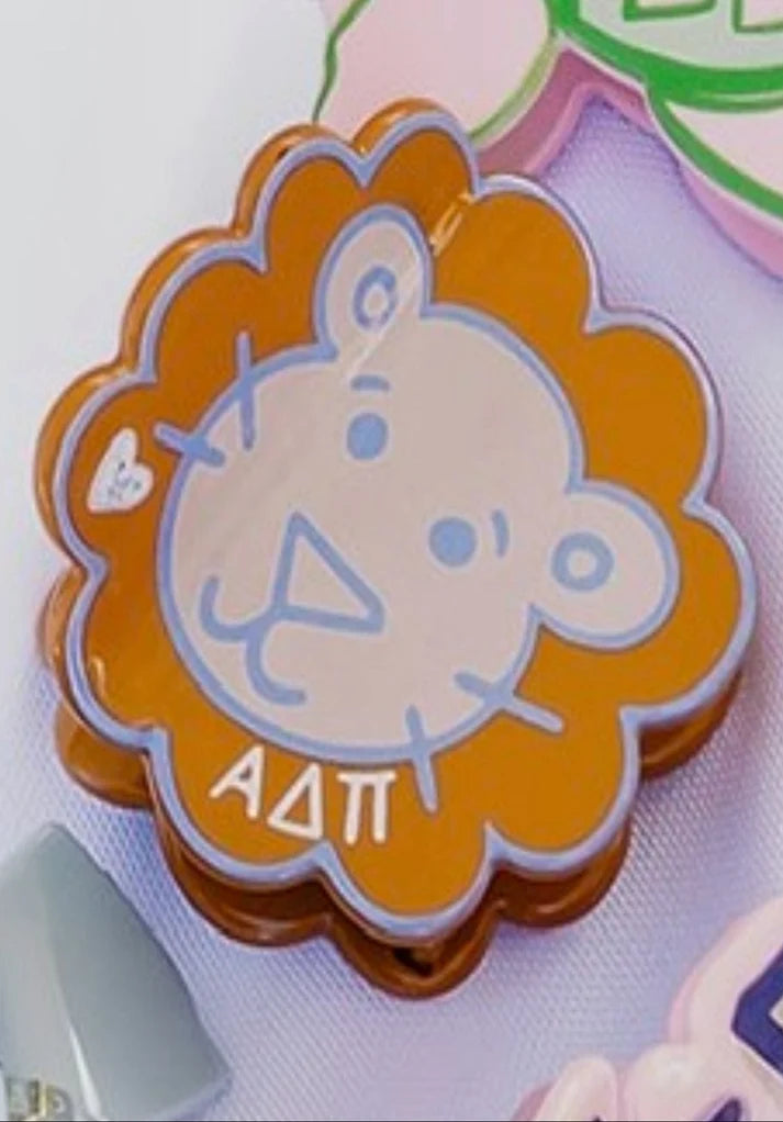 Mascot Hair Clip- Alpha Delta Pi