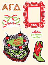 Sorority Puffy Stickers