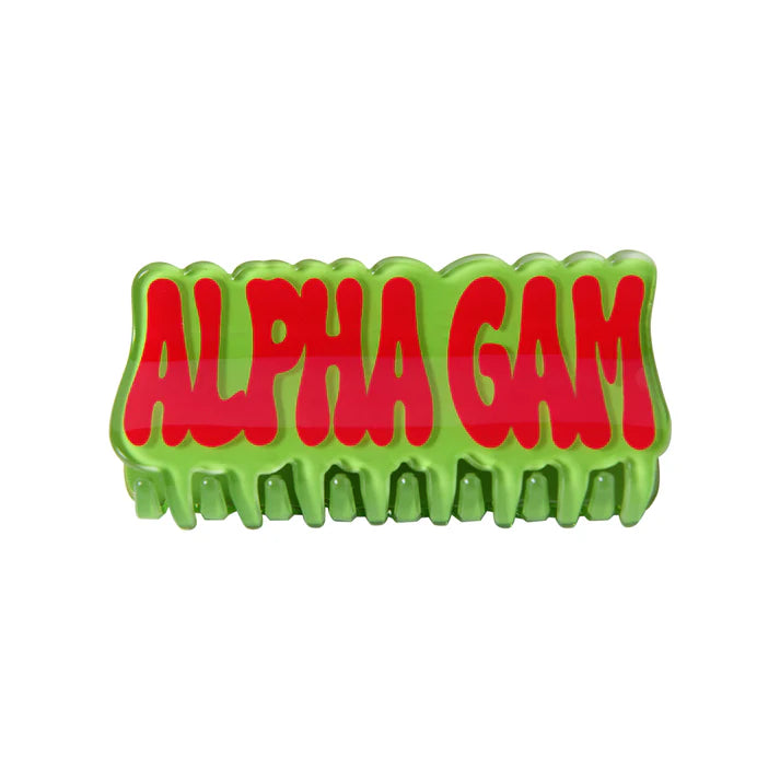 Retro Hair Clip- Alpha Gamma Delta