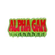 Retro Hair Clip- Alpha Gamma Delta