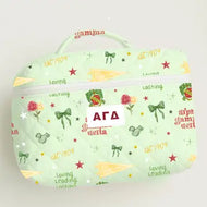Handled Toiletry Bag- Alpha Gamma Delta