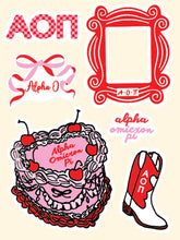 Sorority Puffy Stickers