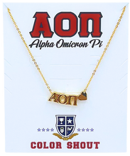 Heart Necklace- Alpha Omicron Pi