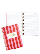 Striped Notebook- Alpha Omicron Pi