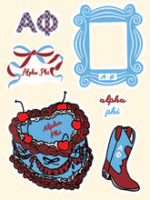Sorority Puffy Stickers