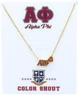 Heart Necklace- Alpha Phi