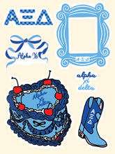 Sorority Puffy Stickers