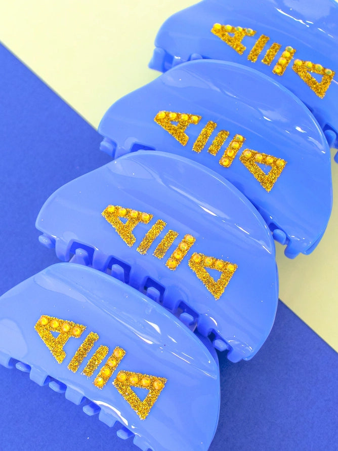 Hair Claw Clip- Alpha Xi Delta