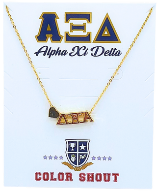 Heart Necklace- Alpha Xi Delta