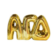 Gold Bubble Shelf Letter-Alpha Gamma Delta
