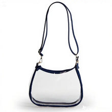 Clear Purse with Scarf- Auburn