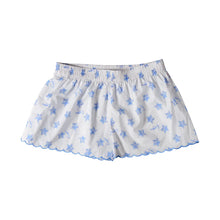 Cotton Sateen Scalloped Short- Alpha Phi