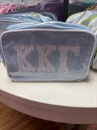 Applique Cosmetic Bag- Kappa Kappa Gamma