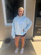 French Terry Mock Neck- Alpha Delta Pi