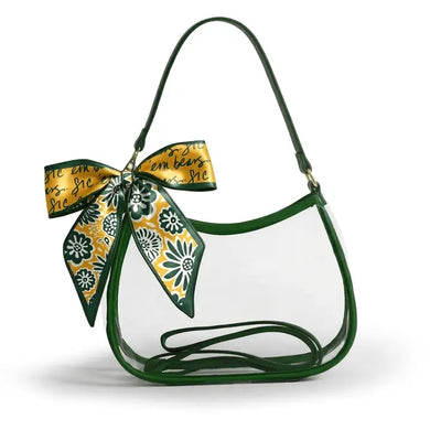 Clear Purse with Scarf- Baylor