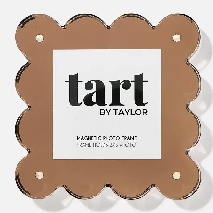 Mini Acrylic Picture Frame- Brown Chrome