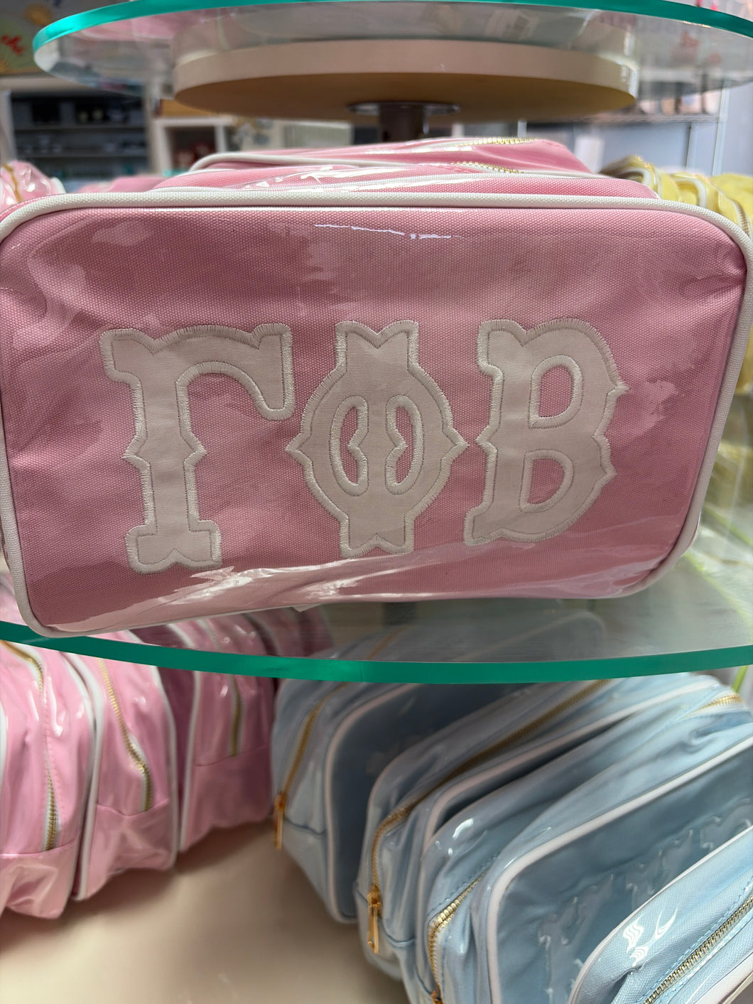 Applique Cosmetic Bag- Gamma Phi Beta