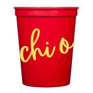 Colored Cups 6ct- Chi Omega