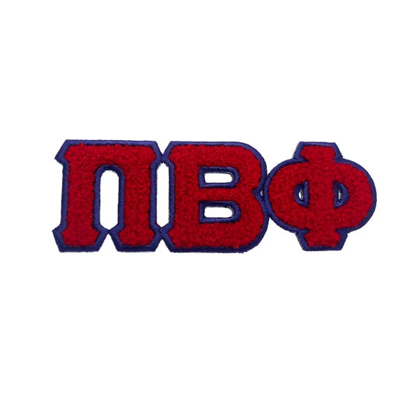 Greek Chenille Sticker- Pi Beta Phi
