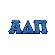 Greek Chenille Sticker- Alpha Delta Pi