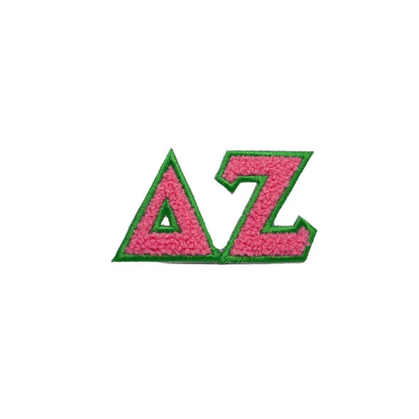 Greek Chenille Sticker- Delta Zeta