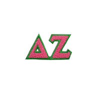 Greek Chenille Sticker- Delta Zeta