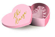Sorority Badge Pillow and Box - Chi Omega