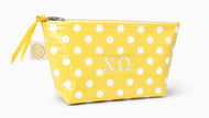 Coated Cosmetic Bag- Chi Omega