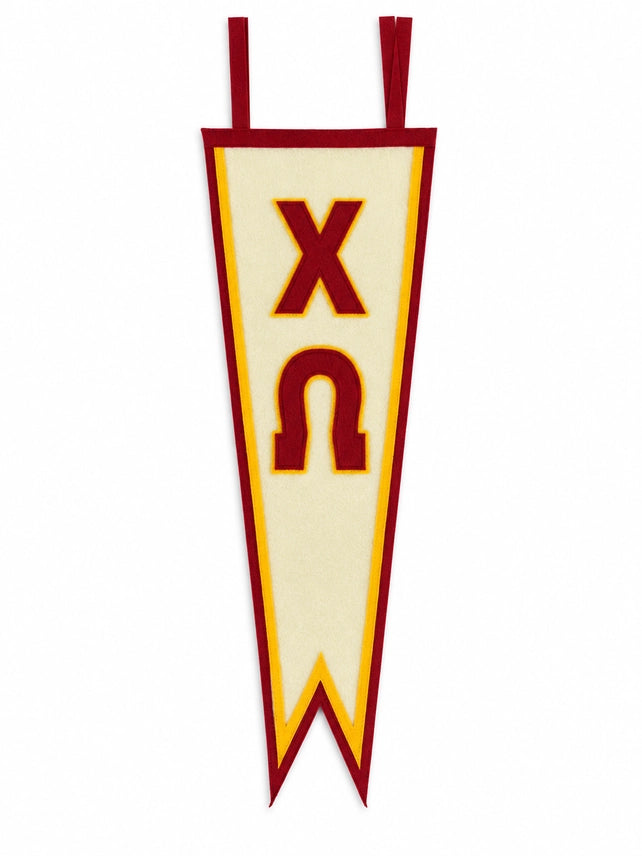 Heritage Pennant Flag- Chi Omega