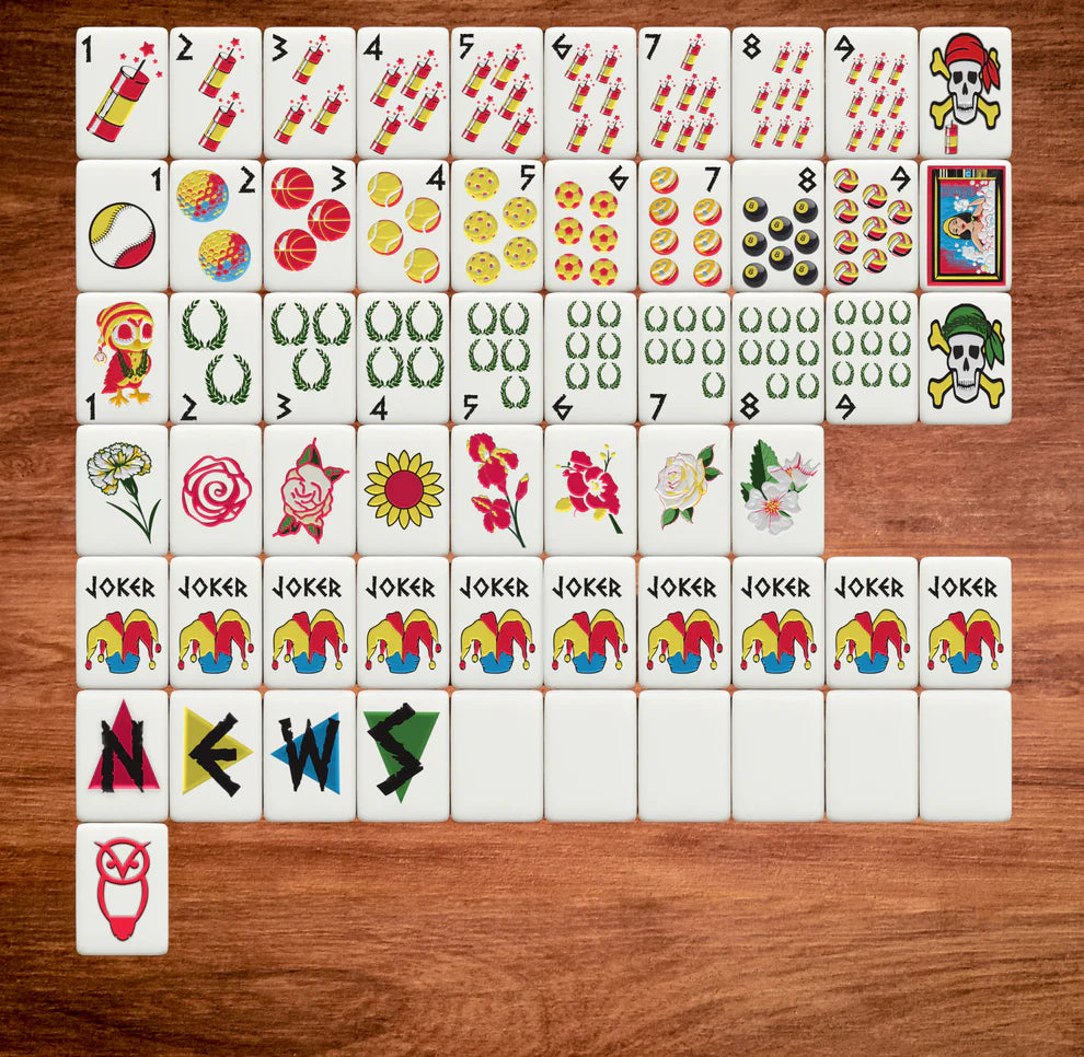 Mahjong Tile Set- Chi Omega