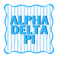 Striped Coaster- Alpha Delta Pi