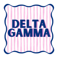 Striped Coaster- Delta Gamma