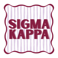 Striped Coaster- Sigma Kappa