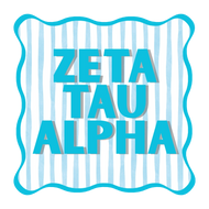 Striped Coaster- Zeta Tau Alpha