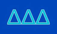 Greek Letter Flag- Delta Delta Delta