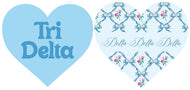 Reversible Coaster- Delta Delta Delta