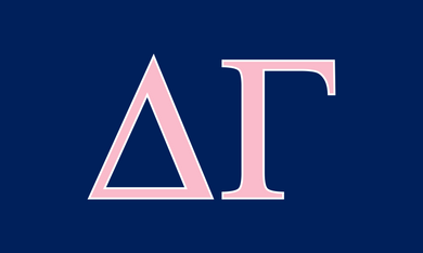 Greek Letter Flag- Delta Gamma