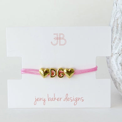Bubble Cord Bracelet- Delta Gamma