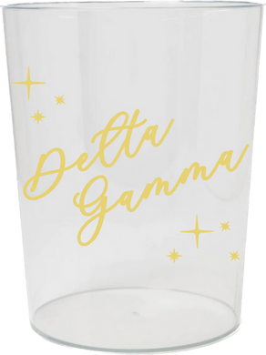 Vintage Vegas Wastebasket- Delta Gamma