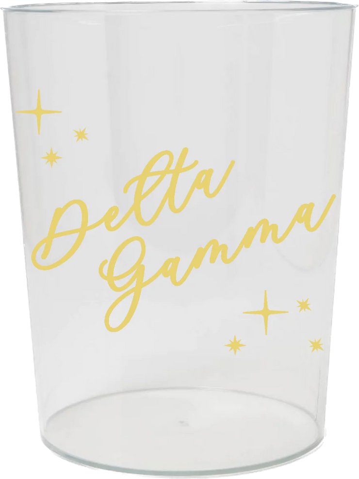 Vintage Vegas Wastebasket- Delta Gamma