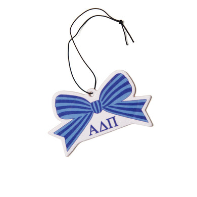 Bow Air Freshener- Alpha Delta Pi