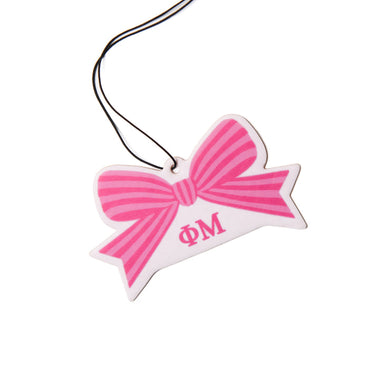 Bow Air Freshener- Phi Mu