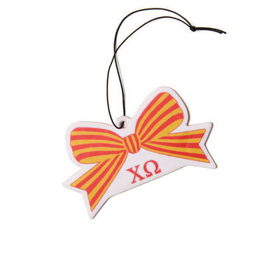 Bow Air Freshener- Chi Omega