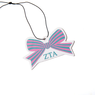 Bow Air Freshener- Zeta Tau Alpha